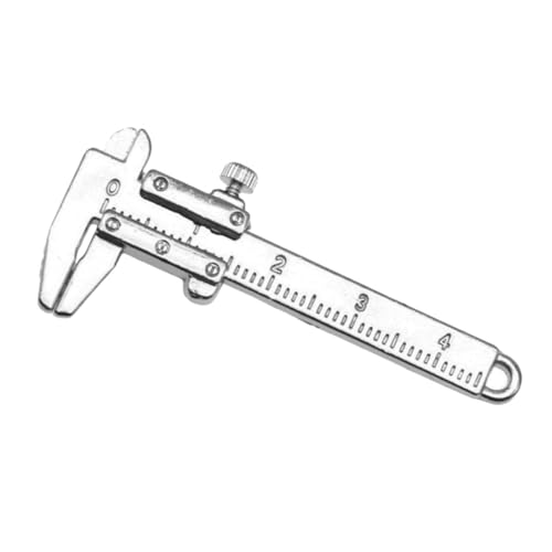 FRCOLOR Miniatur Vernier Schieblehre Modell Bewegliches Metallspielzeug Silber Detailreiches Puppenhaus Werkzeug DIY Zubehör für Miniaturhäuser Realistische Deko und Figuren FRCOLOR Miniatur Vernier Schieblehre Modell Bewegliches Metallspielzeug Silber Detailreiches Puppenhaus Werkzeug DIY Zubehör für Miniaturhäuser Realistische Deko und Figuren von FRCOLOR