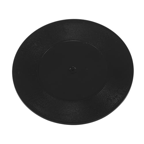 FRCOLOR Miniatur Vinyl-Schallplatte Vintage Musik-Accessoire Puppenhaus Miniatur Schallplatten Dekor DIY Zubehör für Puppenhaus Musikzimmer von FRCOLOR