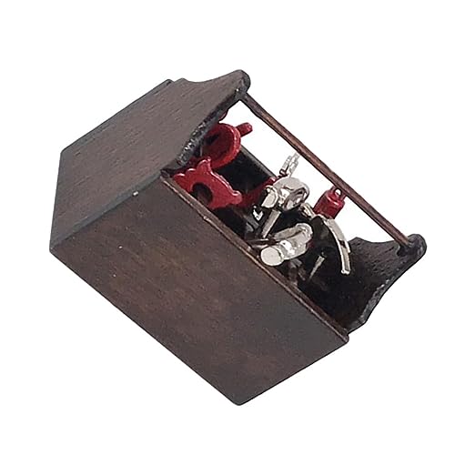 FRCOLOR Miniatur Werkzeugkoffer Puppenhaus Zubehör für Dekorative Wohnaccessoires für Mini Häuser Romantische Szenen Schreibtischornament von FRCOLOR