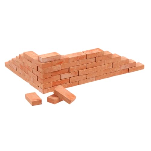 FRCOLOR Miniatur Ziegelsteine Dekorative Modelle für Sandkasten Layouts DIY Miniaturszenen Garten Deko für Kreative Bastelprojekte von FRCOLOR