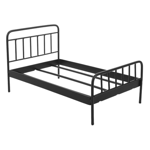 FRCOLOR Miniaturmöbel Krippe Babypuppenkrippe Puppenhaus-szenerie-Requisiten Tun So, DASS Sie Puppenhausbett Puppenhausminiaturen Spielbett Schwarz FRCOLOR Miniaturmöbel Krippe Babypuppenkrippe Puppenhaus-szenerie-Requisiten Tun So, DASS Sie Puppenhausbett Puppenhausminiaturen Spielbett Schwarz von FRCOLOR