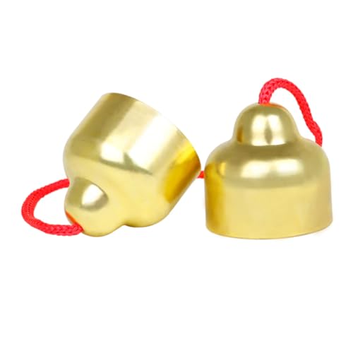 FRCOLOR Mittelgroße Kupfer Percussion Handglocke für Rhythmisches Lerninstrument mit Klarem Robustes Material für Musikunterricht und Bühnenperformance FRCOLOR Mittelgroße Kupfer Percussion Handglocke für Rhythmisches Lerninstrument mit Klarem Robustes Material für Musikunterricht und Bühnenperformance von FRCOLOR