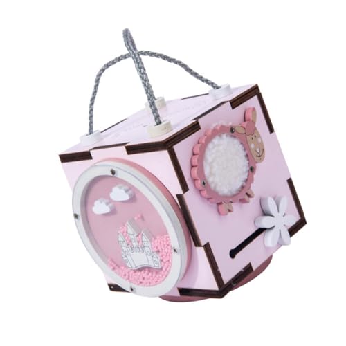 FRCOLOR Montessori Busy Activity Cube Pädagogisches Holzspielzeug für Ab Monate Logisches Denkspiel Fördert Feinmotorik und Kognitive Entwicklung Geschenk für Mädchen Jungen von FRCOLOR