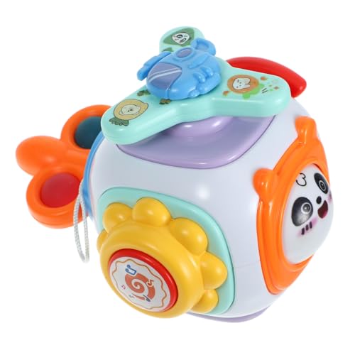 FRCOLOR Montessori Busy Cube Lernspielzeug für Kleinkinder Jahre Tragbares Sensorisches Flugzeug beschäftigungsspielzeug Kognition und Hand Auge koordination von FRCOLOR