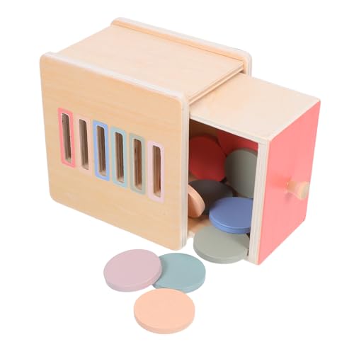 FRCOLOR Montessori Farbensortierbox mit Münzfach Pädagogisches Lernspielzeug für Kleinkinder Jahre Fördert Farberkennung Feinmotorik und Kognitive Entwicklung durch Interaktives von FRCOLOR