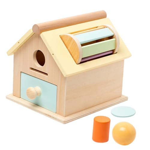 FRCOLOR Montessori Holzspielzeug Ballwurf Münzbox Sensorisches Motorikspielzeug für Kleinkinder Bunte Farben Fördert Hand Auge Koordination und Feinmotorik Langlebig und Schadstofffrei FRCOLOR Montessori Holzspielzeug Ballwurf Münzbox Sensorisches Motorikspielzeug für Kleinkinder Bunte Farben Fördert Hand Auge Koordination und Feinmotorik Langlebig und Schadstofffrei von FRCOLOR