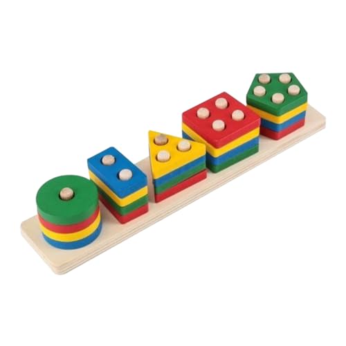 FRCOLOR Montessori Holzspielzeug Jahre Formsortierer Lernspielzeug Farb und Formerkennung Feinmotoriktraining für Kleinkinder Jungen Mädchen FRCOLOR Montessori Holzspielzeug Jahre Formsortierer Lernspielzeug Farb und Formerkennung Feinmotoriktraining für Kleinkinder Jungen Mädchen von FRCOLOR