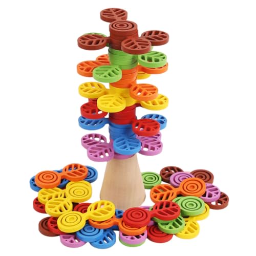 FRCOLOR Montessori Holzspielzeug Stapelbaum Pädagogisches Lernspielzeug aus Holz Fördert Feinmotorik Hand Auge Koordination für Ab Jahren Spielerisches Training FRCOLOR Montessori Holzspielzeug Stapelbaum Pädagogisches Lernspielzeug aus Holz Fördert Feinmotorik Hand Auge Koordination für Ab Jahren Spielerisches Training von FRCOLOR