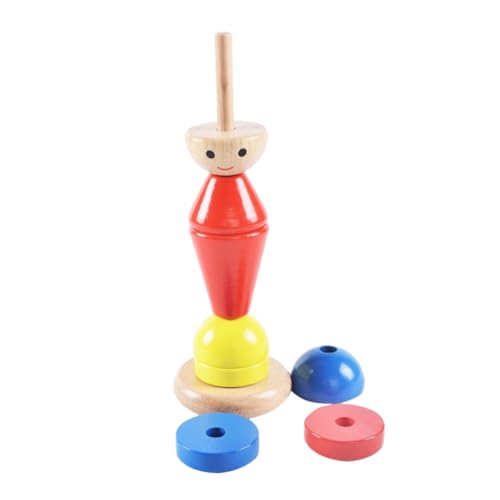 FRCOLOR Montessori Holzspielzeug für Kleinkinder Sensorische Stapelblöcke Geometrisches Lernpuzzle Fördert Feinmotorik Farb und Formenerkennung Tragbar Robust und Sicher für Frühe Bildung FRCOLOR Montessori Holzspielzeug für Kleinkinder Sensorische Stapelblöcke Geometrisches Lernpuzzle Fördert Feinmotorik Farb und Formenerkennung Tragbar Robust und Sicher für Frühe Bildung von FRCOLOR