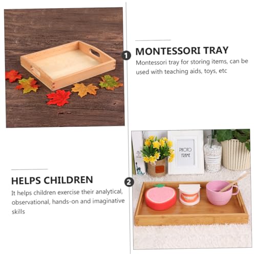 FRCOLOR Montessori Lehrhilfe Holzspielzeug Pädagogisches Lernspielzeug für Beobachtungs Vorstellungsvermögen Robustes Sicheres Material für Eltern Junge Mädchen aktivitäten von FRCOLOR