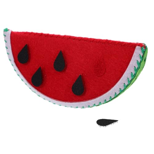 FRCOLOR Montessori Wassermelonen Filzspielzeug Abnehmbar Feinmotorisches Lernspielzeug für Weiches Sicheres Kindergarten Fördert Beobachtung und Kreativität von FRCOLOR