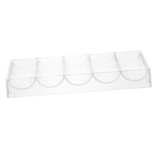 FRCOLOR Multi Grid Poker Chip Aufbewahrungsbox aus Tragbarer Langlebiger Chips Organizer ohne Deckel für und Kleine Gegenstände von FRCOLOR