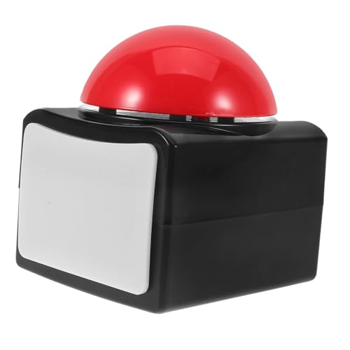 FRCOLOR Multifunktionaler Sound Quizbuzzer mit Licht Antwortknopf für Wettbewerbe Spielshow Partyspiele und Klassenzimmeraktivitäten Robustes Design ohne Batterie von FRCOLOR