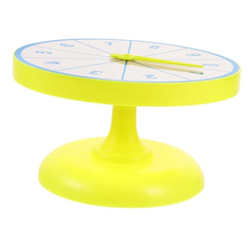 FRCOLOR Multifunktionales Tragbares Drehspiel mit Zahlen Robustes Kunststoff für Unterricht Partypreise Spielrequisit für Mathematik und Vielseitige Bildungsszenarien von FRCOLOR