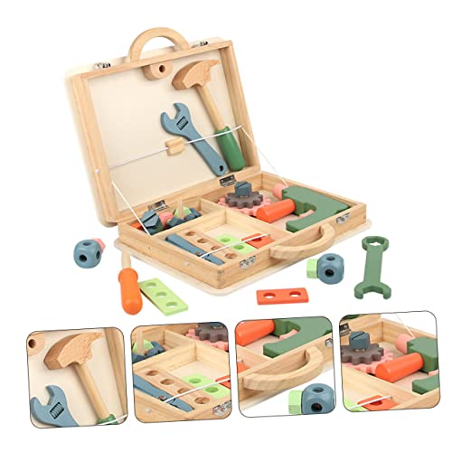FRCOLOR Multifunktionales Werkzeugkasten für Tragbares Lernspielzeug aus Rollenspiel Set Kreativität und Sozialen Fähigkeiten Geeignet für Mädchen und Jungen FRCOLOR Multifunktionales Werkzeugkasten für Tragbares Lernspielzeug aus Rollenspiel Set Kreativität und Sozialen Fähigkeiten Geeignet für Mädchen und Jungen von FRCOLOR