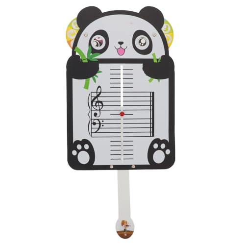 FRCOLOR Musik Lernkarte mit Panda Design Fünf-Linien Notentafel Rhythmus Lernspielzeug für Anfänger Tragbares Musik Bildungswerkzeug für Hause und Musikunterricht von FRCOLOR