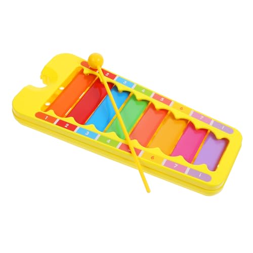 FRCOLOR Musik Xylophon für Knocking Piano für Musikalische Früherziehung Tragbares Percussion Instrument für Altersgruppe Jahre Fördert Kreativität und Intelligenz Zufällige Farbe von FRCOLOR