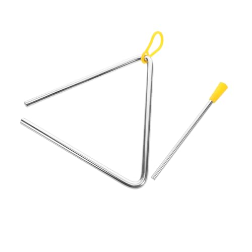 FRCOLOR Musikalisches Dreieck Instrument für Handpercussion mit Schlägel für Interaktive Vorschulmusikbildung Fördert Musikalische und Kreativität FRCOLOR Musikalisches Dreieck Instrument für Handpercussion mit Schlägel für Interaktive Vorschulmusikbildung Fördert Musikalische und Kreativität von FRCOLOR