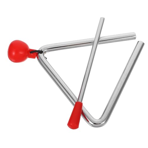 FRCOLOR Musikalisches Stahltriangel mit Schlägel für Tragbares Percussioninstrument für Musikbildung und Familienaktivitäten von FRCOLOR