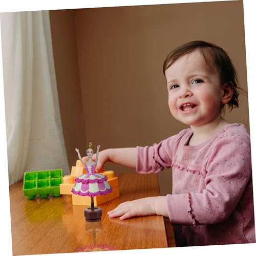 FRCOLOR Musikdrehbarer Puppenständer mit Melodie Drehbares Puppenhalter Display für Puppenzubehör Stabiles Regal für Puppenhaus für Sammler und Kinderzimmerdekoration FRCOLOR Musikdrehbarer Puppenständer mit Melodie Drehbares Puppenhalter Display für Puppenzubehör Stabiles Regal für Puppenhaus für Sammler und Kinderzimmerdekoration von FRCOLOR