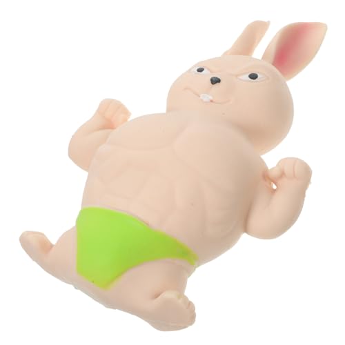 FRCOLOR Muskelhase Squeeze Stressabbau Stretchy Druckspielzeug für Mädchen Lustiger Weicher Hase Kuscheltier Party Dekoration FRCOLOR Muskelhase Squeeze Stressabbau Stretchy Druckspielzeug für Mädchen Lustiger Weicher Hase Kuscheltier Party Dekoration von FRCOLOR