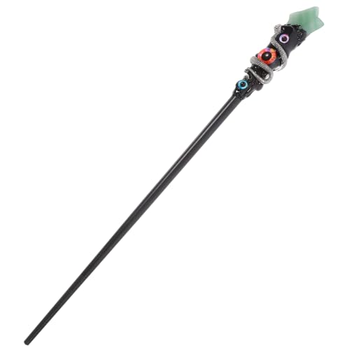 FRCOLOR Natürlicher Zauberstab mit Bösem Auge Dekorativer Hexenstab für Cosplay Halloween Party Leichte Handhabung Handgefertigt Einzigartiges Hexenstab Dekoaccessoire FRCOLOR Natürlicher Zauberstab mit Bösem Auge Dekorativer Hexenstab für Cosplay Halloween Party Leichte Handhabung Handgefertigt Einzigartiges Hexenstab Dekoaccessoire von FRCOLOR