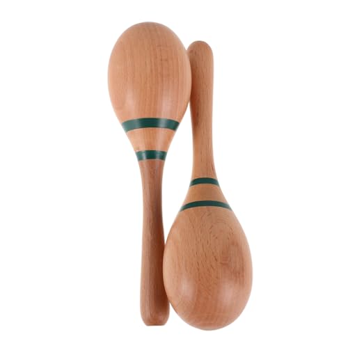 FRCOLOR Natürliches Holz Ei Maracas Kindgerechtes Orff Percussion Instrument Rhythmusförderndes Musikinstrument für Kleinkinder für Kindergartenauftritte und Musikalische Früherziehung FRCOLOR Natürliches Holz Ei Maracas Kindgerechtes Orff Percussion Instrument Rhythmusförderndes Musikinstrument für Kleinkinder für Kindergartenauftritte und Musikalische Früherziehung von FRCOLOR