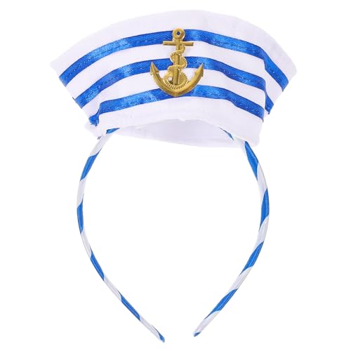 FRCOLOR Nautische Hutstirnbänder Kopfbedeckungen Für Halloween-partys Matrosenkapitän Kostüm Hut Stirnbänder Haarschmuck Matrosenmütze-stirnband Kleidung Männer Und Frauen Universal- Tuch FRCOLOR Nautische Hutstirnbänder Kopfbedeckungen Für Halloween-partys Matrosenkapitän Kostüm Hut Stirnbänder Haarschmuck Matrosenmütze-stirnband Kleidung Männer Und Frauen Universal- Tuch von FRCOLOR