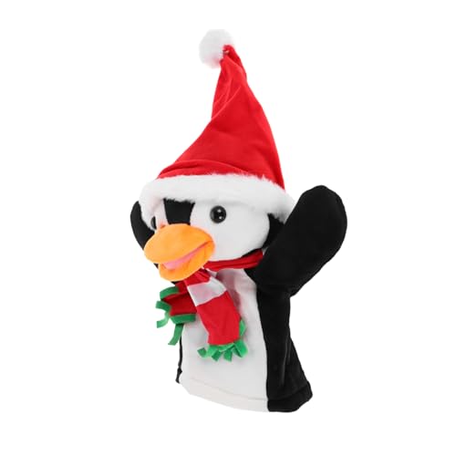 FRCOLOR Niedliche Weihnachts Pinguin Fingerpuppen aus Weichem Plüsch Interaktive Handpuppen für Eltern Junge Mädchen Spiele Festliche Deko und Geschenkidee zur Weihnachtszeit von FRCOLOR