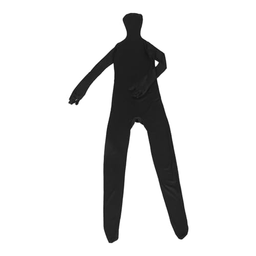 FRCOLOR Ninja Cosplay Bodysuit Schwarz Elastischer Ganzkörperanzug für Erwachsene Unsichtbarer Jumpsuit mit Invisibility Dehnbares Material für Halloween Kostüm Party FRCOLOR Ninja Cosplay Bodysuit Schwarz Elastischer Ganzkörperanzug für Erwachsene Unsichtbarer Jumpsuit mit Invisibility Dehnbares Material für Halloween Kostüm Party von FRCOLOR