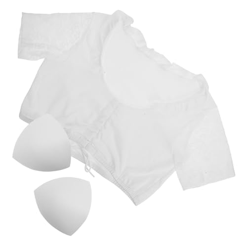 FRCOLOR Oktoberfest Damen Top Weiß V Neck Spitzenoberteil Atmungsaktiv Für Bühne Party Kostüm FRCOLOR Oktoberfest Damen Top Weiß V Neck Spitzenoberteil Atmungsaktiv Für Bühne Party Kostüm von FRCOLOR