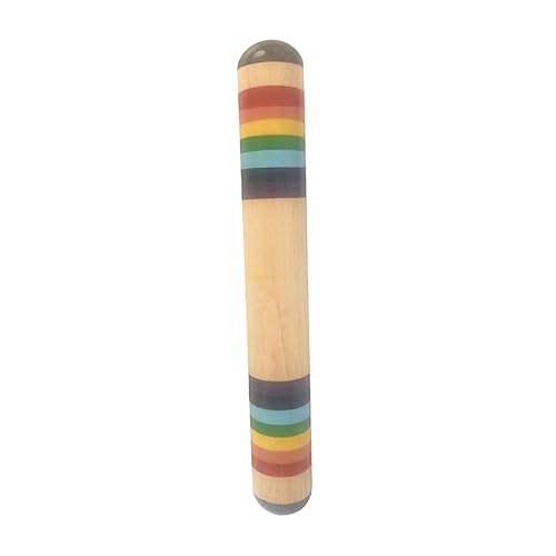 FRCOLOR Orff Regen Trommel für Musikalisches Lernspielzeug zur Frühen von Farben und Klängen Geeignet für Drinnen und Draußen aus Hochwertigem Buchenholz von FRCOLOR