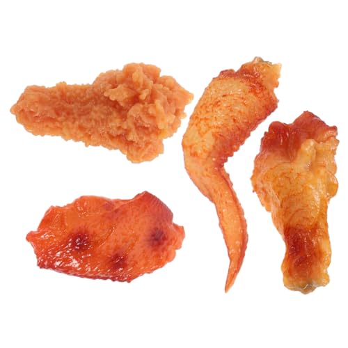 FRCOLOR PVC Künstliche Hähnchenmodelle Teilig Lebensechte Gefälschte Chicken Drumsticks und Wings Dekoration Requisiten für Restaurant Party Fotografie und FRCOLOR PVC Künstliche Hähnchenmodelle Teilig Lebensechte Gefälschte Chicken Drumsticks und Wings Dekoration Requisiten für Restaurant Party Fotografie und von FRCOLOR