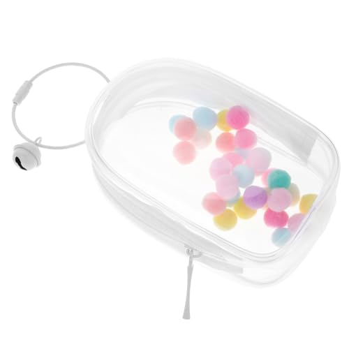 FRCOLOR PVC Transparente Puppen Aufbewahrungstasche mit Reißverschluss Glocke und Ring Klare PVC figurentasche für Mini Figuren Staubdichte und Tragbare Doll Display Bag zum Präsentieren FRCOLOR PVC Transparente Puppen Aufbewahrungstasche mit Reißverschluss Glocke und Ring Klare PVC figurentasche für Mini Figuren Staubdichte und Tragbare Doll Display Bag zum Präsentieren von FRCOLOR