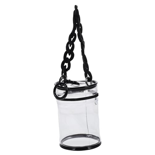 FRCOLOR PVC Transparente Puppentragetasche mit Kette Stabiles Material Staubdichter Schutz Kompakt und Vielseitig für Reisen Ausstellungen und Alltag Praktische Aufbewahrungstasche für von FRCOLOR