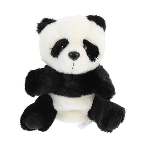 FRCOLOR Panda Handpuppe aus Plüsch Niedliches für Early Education und Fantasievolles Spiel Waschbar und Komfortabel Fördert Eltern Junge Mädchen Beziehungen und Geschichtenerzählen von FRCOLOR