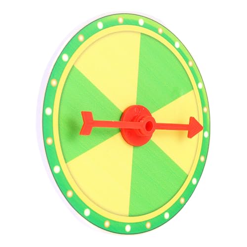 FRCOLOR Party Preisrad aus Kunststoff zum Drehen und Selbstgestalten Hängendes Drehrad für Spiele Verlosungen und Unterrichtsaktivitäten Robustes DIY Feiern und Events von FRCOLOR