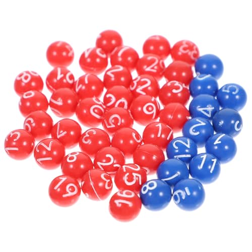 FRCOLOR Party bälle Nummerierte Bunte Bingo Kugeln für Erwachsene Leichte Kompakte Lose für Raffle Bingo und Spielveranstaltungen von FRCOLOR