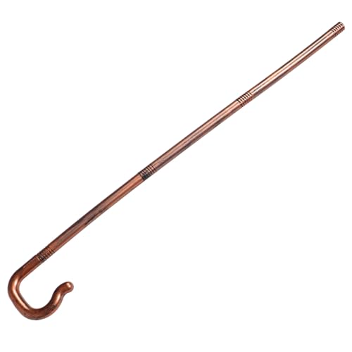 FRCOLOR Personal Halloween Dekoration Verkleidungszubehör Party Zubehör Stab Halloween Verkleidung Accessoire Kostümsammlung Zuckerrohr Kostüm Hirtenstock-Stütze Rohrstütze Plastik Golden von FRCOLOR
