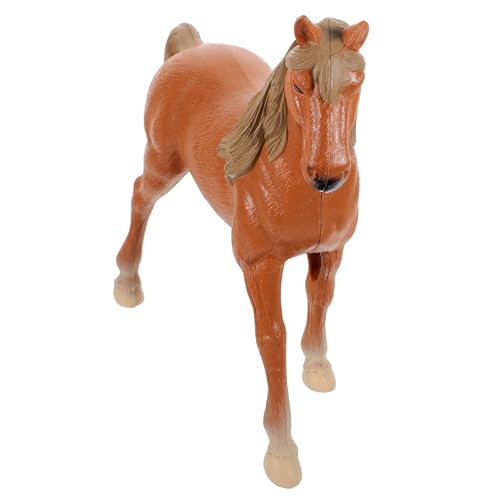 FRCOLOR Kleine Pferdefigur aus Kunststoff Miniaturpferd Dekoration für Kinder Realistisches Pferdemodell für Spiel und Deko von FRCOLOR