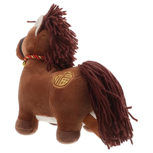 FRCOLOR Pferd Plüschspielzeug Stofftier Chinesisches Neujahrs Maskottchen für Frühlingsfest Dekoration Souvenir der Tierkreiszeichen Einzigartiges Design für Feierlichkeiten FRCOLOR Pferd Plüschspielzeug Stofftier Chinesisches Neujahrs Maskottchen für Frühlingsfest Dekoration Souvenir der Tierkreiszeichen Einzigartiges Design für Feierlichkeiten von FRCOLOR