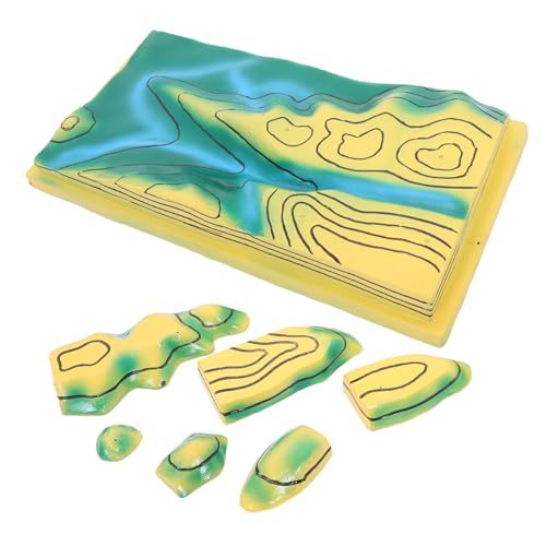 FRCOLOR Physikalische Geographie Konturkarte Modell aus Kunststoff Realistisches Geländemodell Interaktives Lehrmittel für Unterricht Räumliches Verständnis Fördern Robustes FRCOLOR Physikalische Geographie Konturkarte Modell aus Kunststoff Realistisches Geländemodell Interaktives Lehrmittel für Unterricht Räumliches Verständnis Fördern Robustes von FRCOLOR