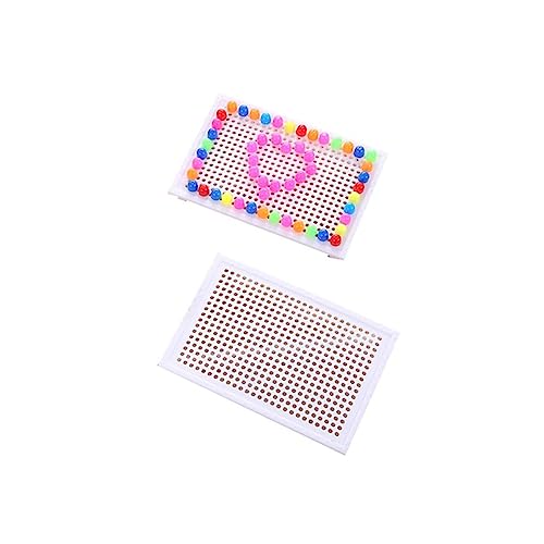 FRCOLOR Pilz Nagelpuzzle Heringe Pilzpflockbrett Kinderspielzeug Steckbrett Pilz-Puzzle Nagelspielzeug Zufällige Farbe von FRCOLOR