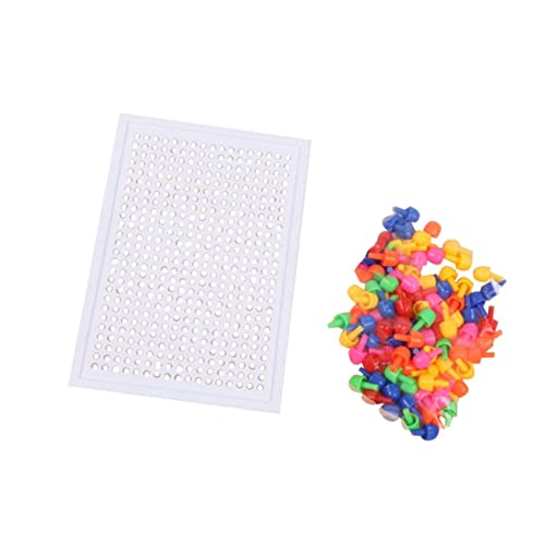 FRCOLOR Pilzspielzeug Heringe Pilz Nagelpuzzle Pilzpflockbrett Pilz-Nagel-Puzzle Steckbrett Kind Puzzlespiel Nagelspielzeug Zufällige Farbe von FRCOLOR