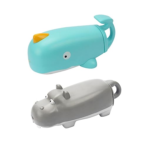 FRCOLOR Plastik Wasserspritze für Großer Wassertank Lustige Wasserpistole im Wal Design Einfaches Ziehen und Drücken Badespielzeug für Sommertage und FRCOLOR Plastik Wasserspritze für Großer Wassertank Lustige Wasserpistole im Wal Design Einfaches Ziehen und Drücken Badespielzeug für Sommertage und von FRCOLOR
