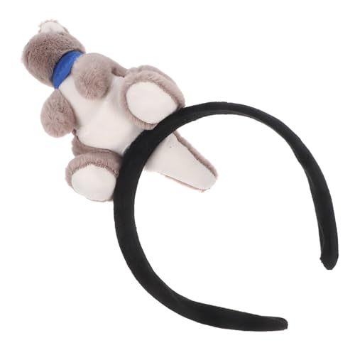 FRCOLOR Plüsch-Beuteltier Haarreifen Kuscheltier Haarband Cartoon Tier Haarreifen für Party Zoo Fotografie Halloween Zubehör von FRCOLOR