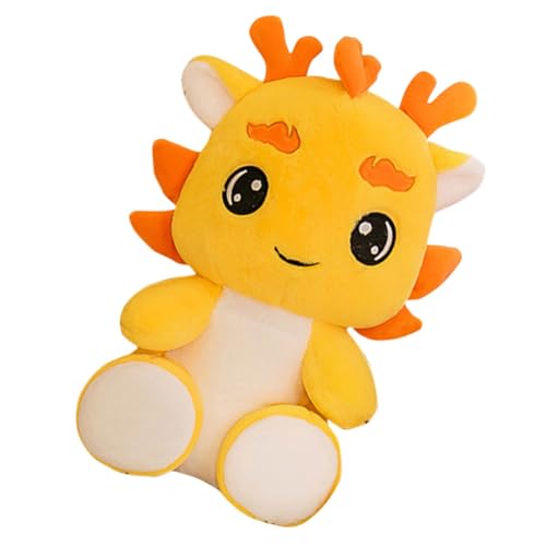 FRCOLOR Plüsch Drache Puppe Orange Weiches Stofftier mit Füllung Frühlingsfest Maskottchen Niedliche Dekoration für Zuhause Auto zu Neujahr FRCOLOR Plüsch Drache Puppe Orange Weiches Stofftier mit Füllung Frühlingsfest Maskottchen Niedliche Dekoration für Zuhause Auto zu Neujahr von FRCOLOR