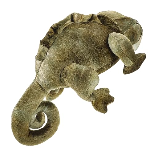 FRCOLOR Plüsch Echse Lebensechte Simulation Chameleon Kuscheltier Dekoratives Stofftier für Perfektes für Wohnzimmer und Schlafzimmer von FRCOLOR