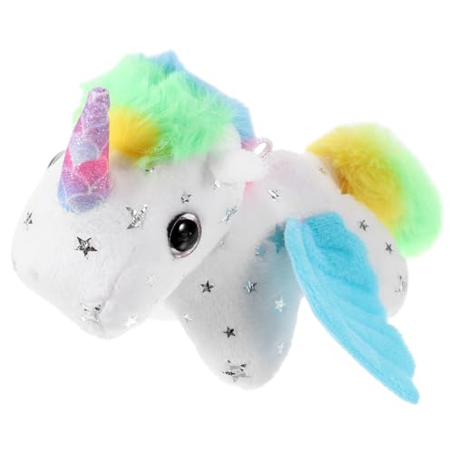 FRCOLOR Plüsch Einhorn Anhänger Schwanzwedelndes Einhorn Schlüsselanhänger Cartoon Taschenanhänger Rucksackanhänger Stofftier Puppe FRCOLOR Plüsch Einhorn Anhänger Schwanzwedelndes Einhorn Schlüsselanhänger Cartoon Taschenanhänger Rucksackanhänger Stofftier Puppe von FRCOLOR