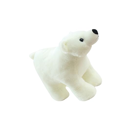 FRCOLOR Plüsch Eisbär Kuscheltier Weiches Stofftier für Mädchen Sofa Deko Valentinstag Kuschelspielzeug Niedliche Cartoon Bär Puppe FRCOLOR Plüsch Eisbär Kuscheltier Weiches Stofftier für Mädchen Sofa Deko Valentinstag Kuschelspielzeug Niedliche Cartoon Bär Puppe von FRCOLOR